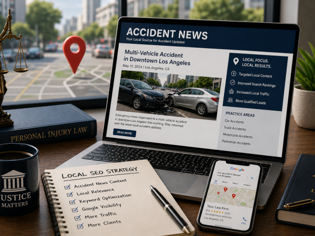 How Accident News Content Helps Law Firms Capture Local Search Traffic